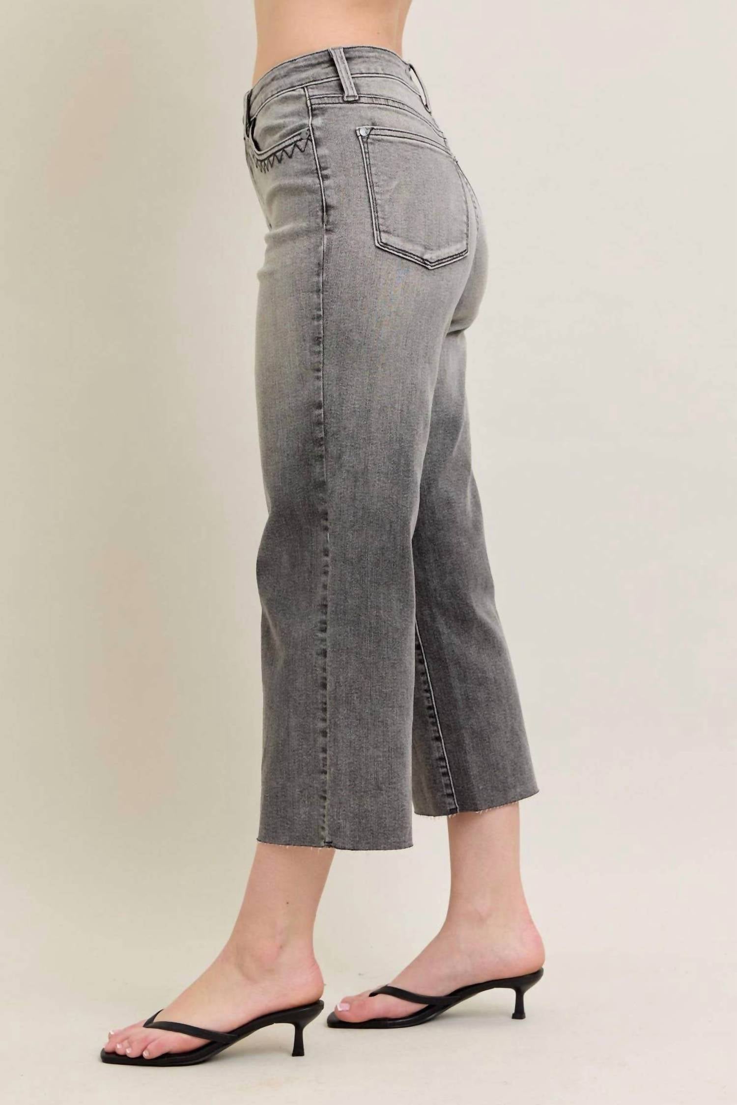 Judy Blue - Embrie High Waist Vintage Crop Jean