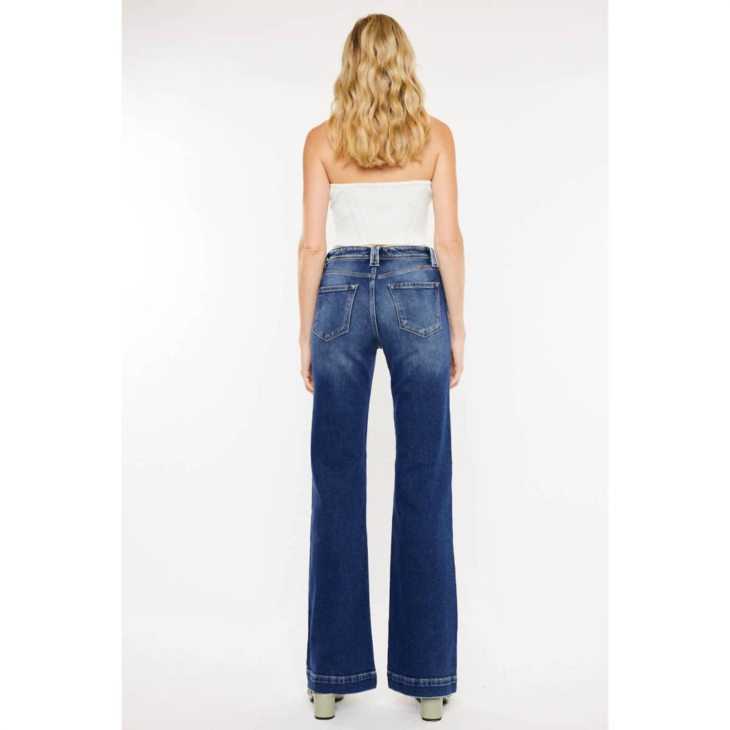 Kancan - Holly High Rise Wide Leg Jeans
