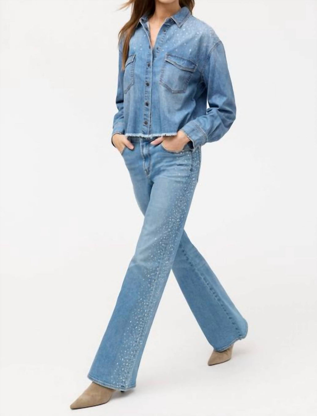 Johnny Was - THE HIGH RISE WIDE LEG JEAN