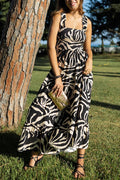 Sling Swing Floor Mopping Dress Beach Long Dress