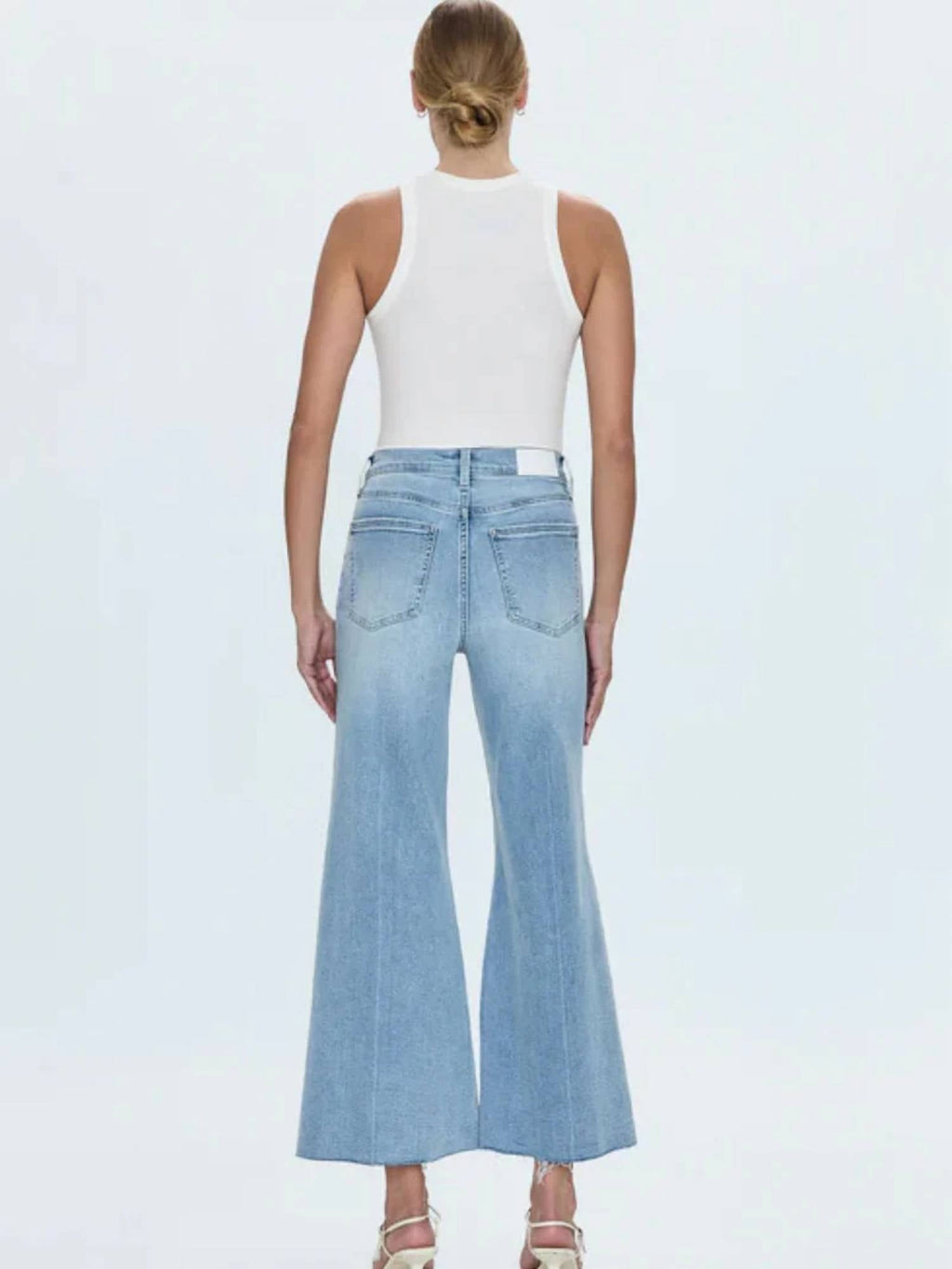 Pistola - Izzy Mid Rise Wide Leg Crop Jean
