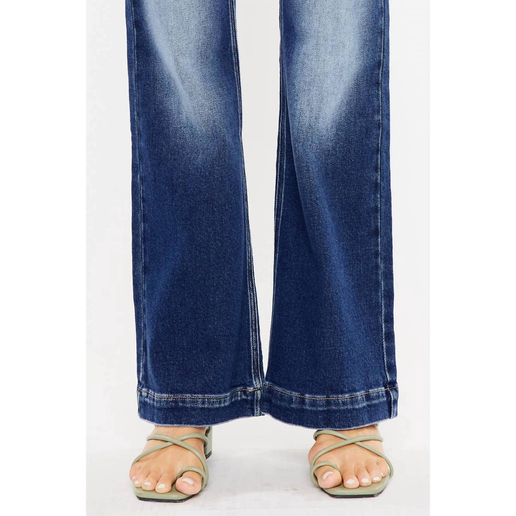 Kancan - Holly High Rise Wide Leg Jeans