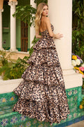 42359 - Ava Presley - Leopard Cheetah Print Ball Gown