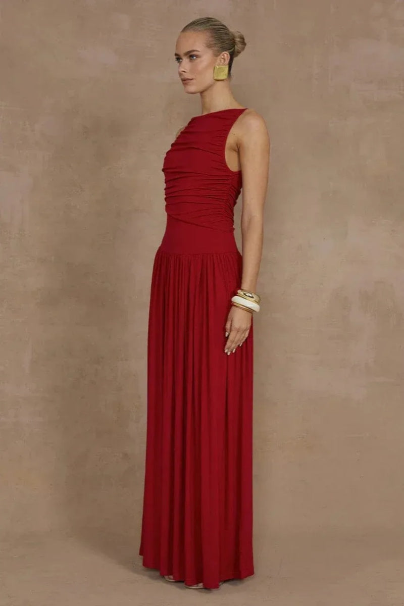 Sleeveless Slim Maxi Dress