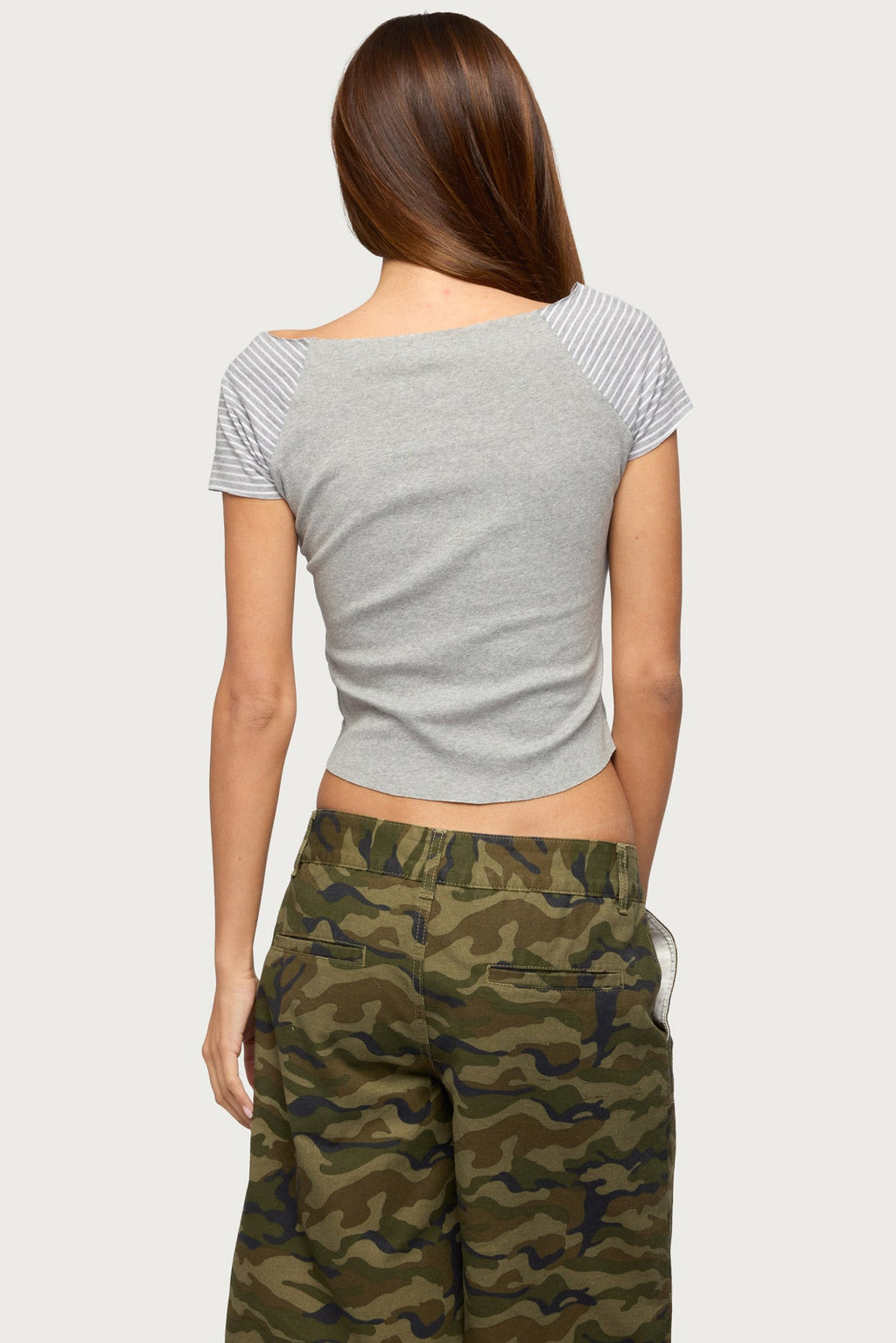 Marina Raglan Stripey T Shirt