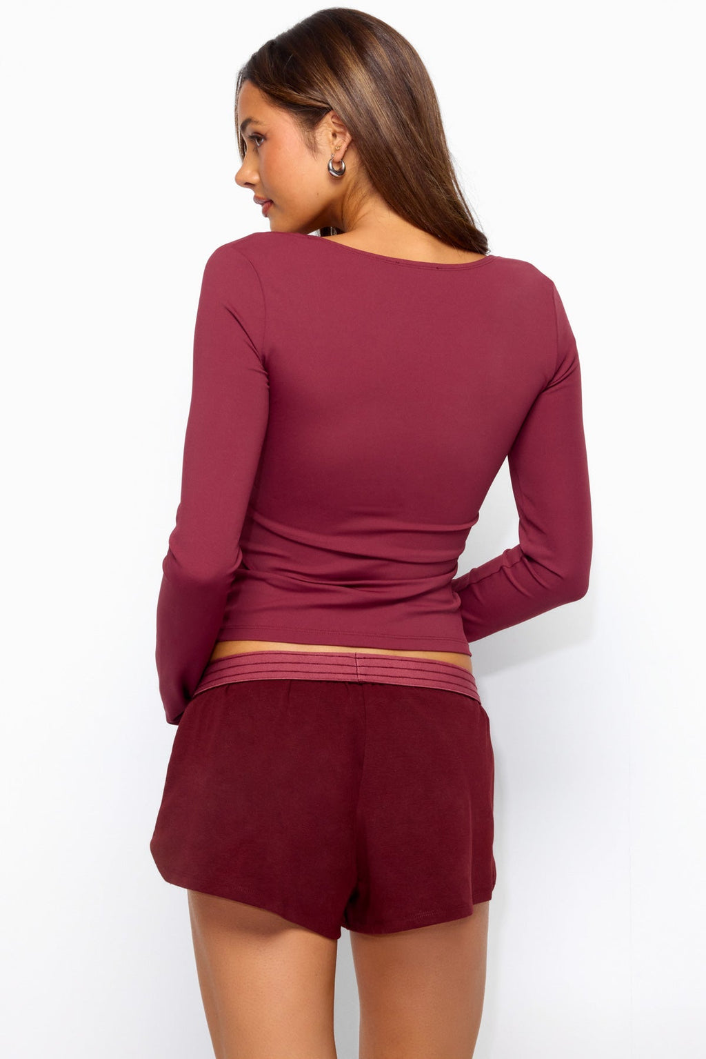 Hayden Square Neck Long Sleeve Top