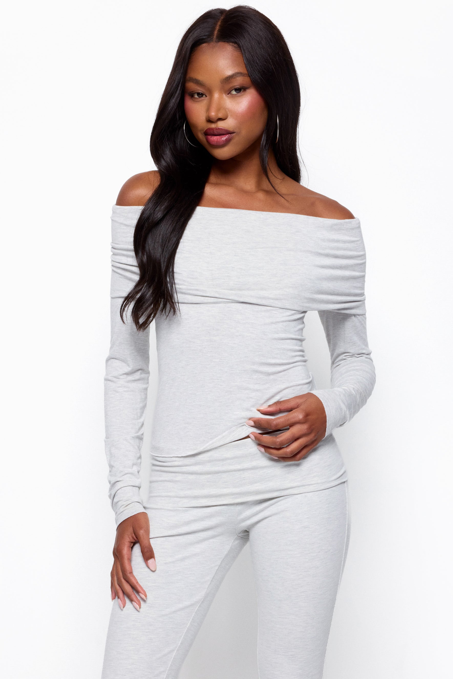 Habiba Foldover Off Shoulder Top