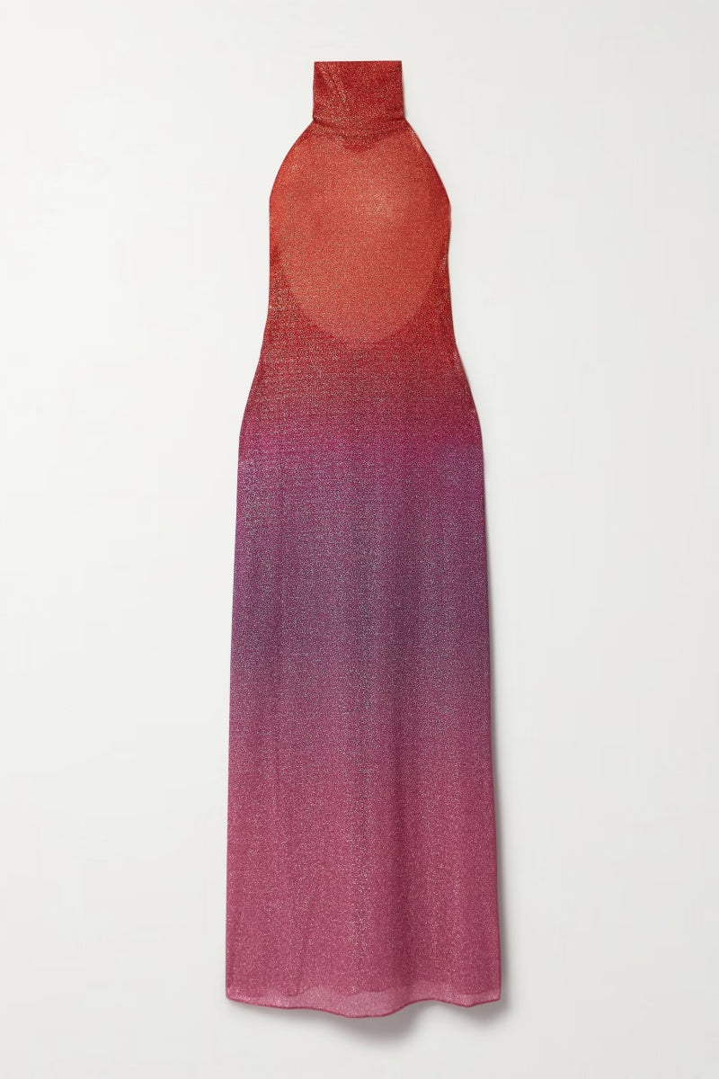 Os¨¦ree Orange Lumi¨¨re  Maxi Dress